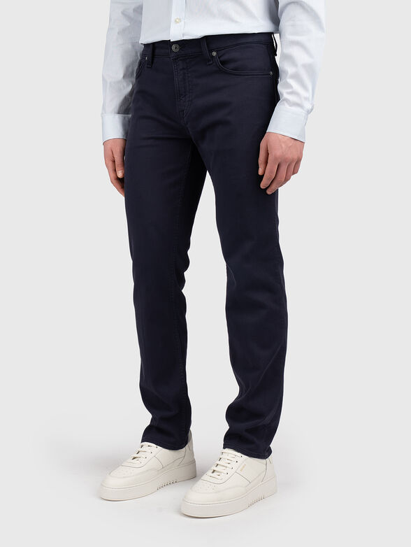 ANGELS straight cotton blend trousers - 1