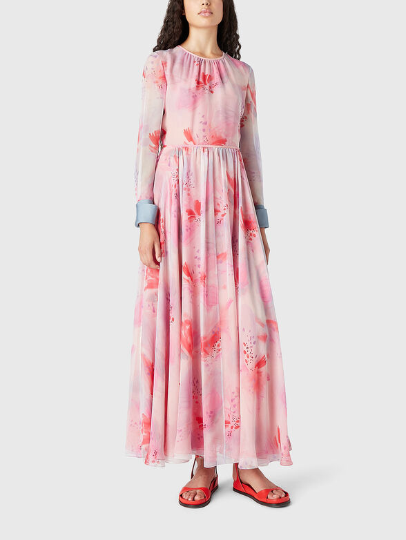 Silk maxi dress - 0