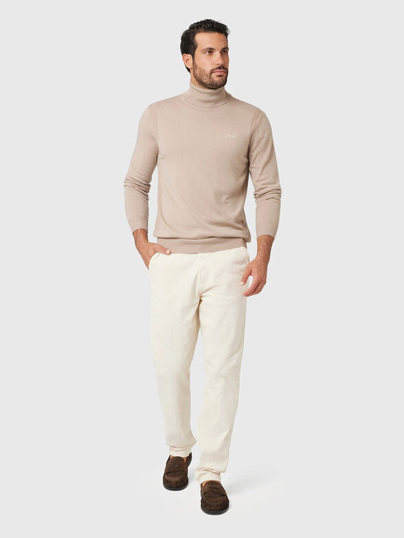 Turtleneck with logo embroidery  - 2