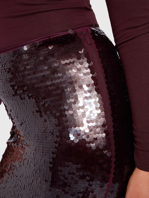 Midi skirt with sequins - 5