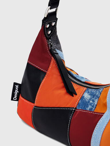 Multicoloured hobo bag - 4