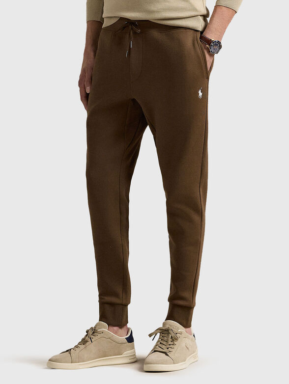 Sweatpants with logo embroidery - 1