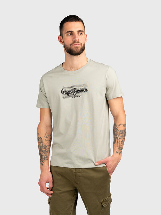 CASTLE T-shirt with contrast logo print