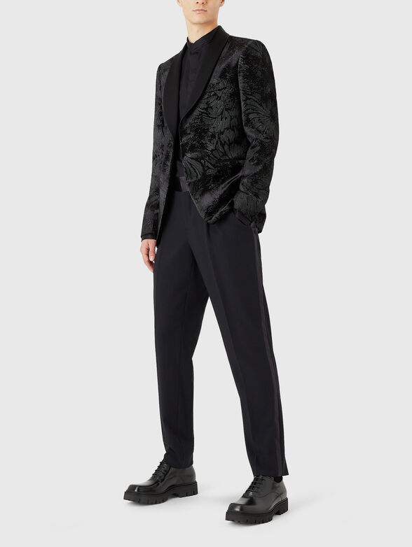 Floral velvet jacket - 2