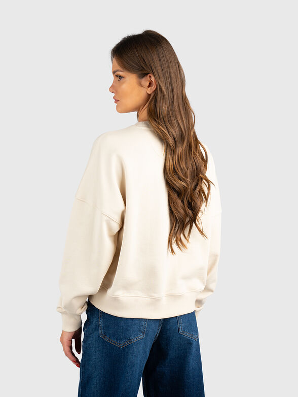 Triangle logo sweatshirt with rhinestones - 3