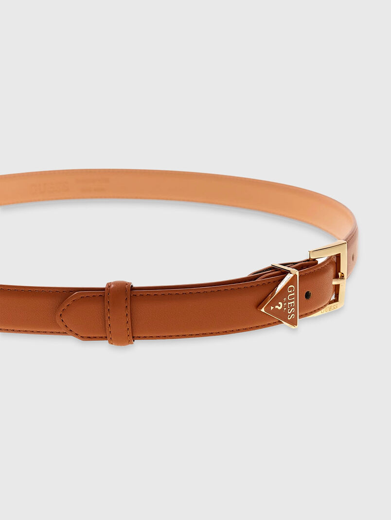 Belt with accent logo - 3