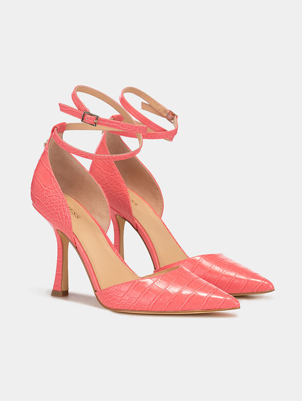 SYDNIE2 heeled sandals with metal logo detail - 2