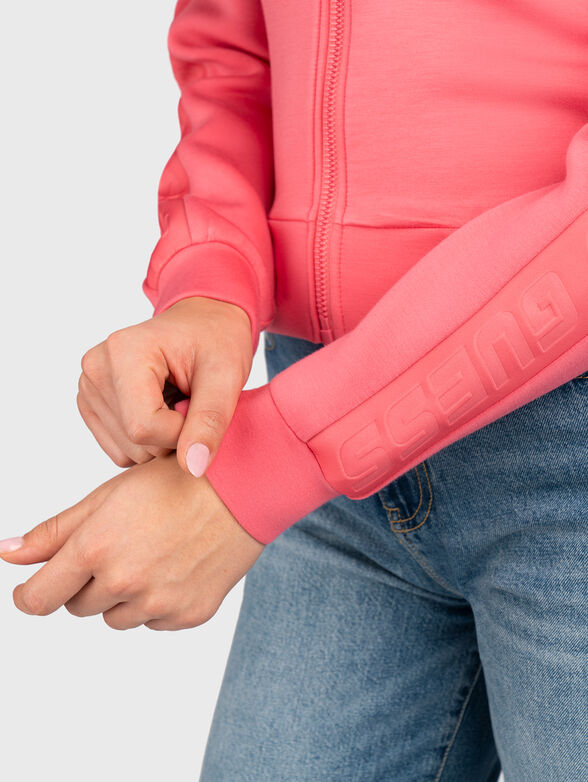 NEW ALLIE sweatshirt with zipper and logo straps - 4