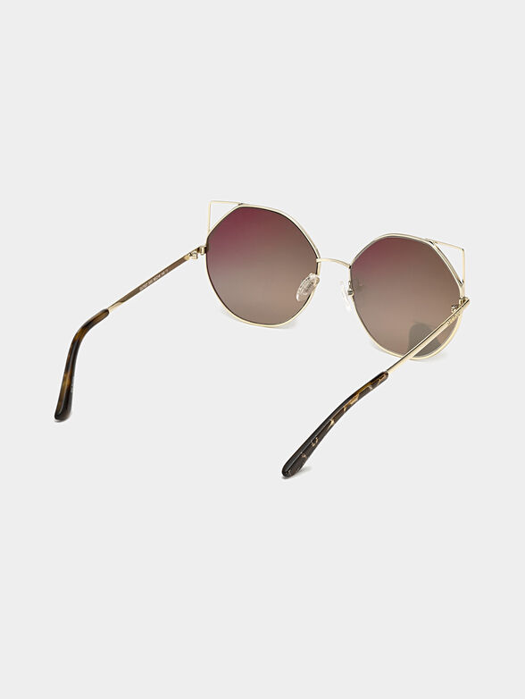 Gold color sunglasses - 5