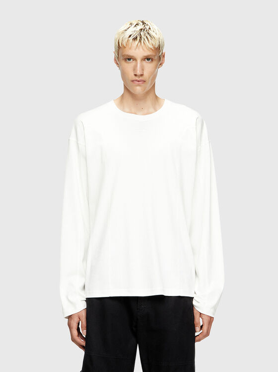 T-BOXT-LS-INT long sleeve logo embroidered blouse - 1