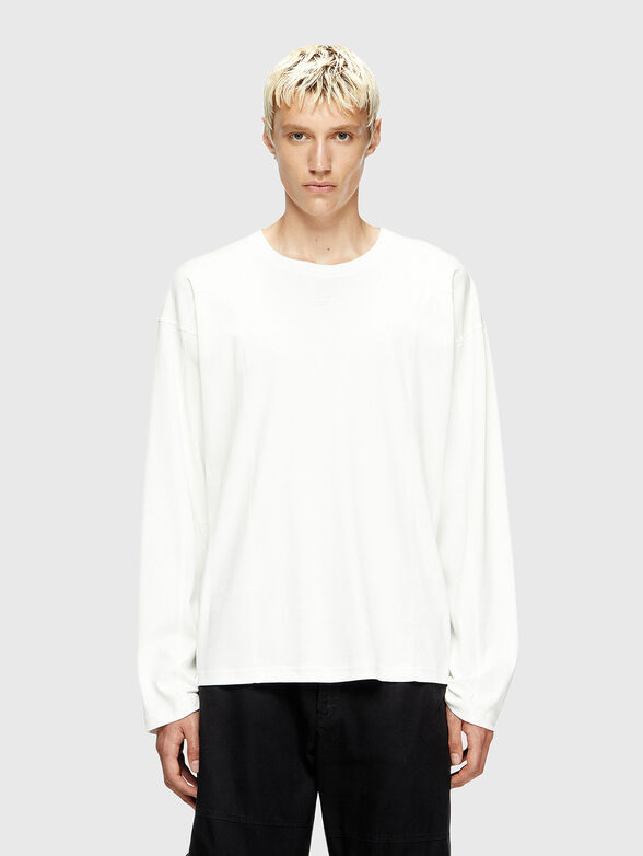 T-BOXT-LS-INT long sleeve logo embroidered blouse - 1