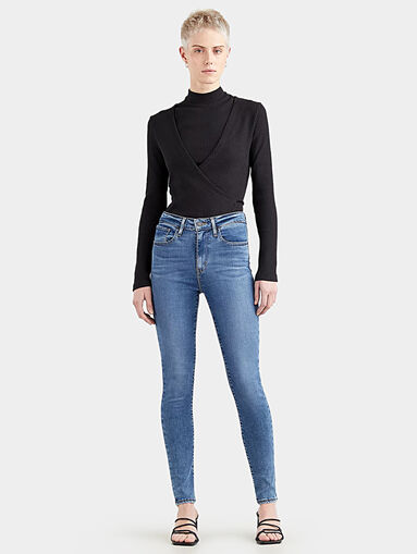 721™ high waisted skinny blue jeans - 5
