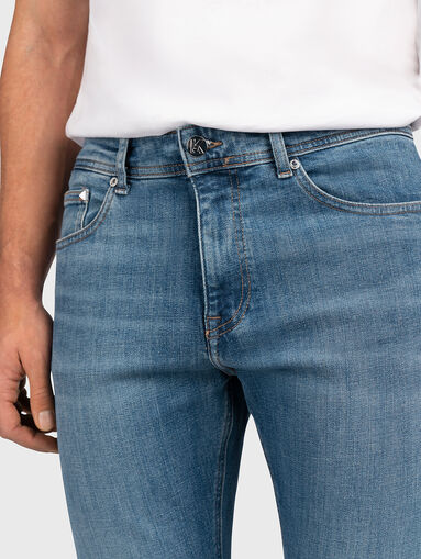 Black slim jeans with washed effect - 3