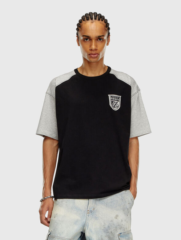 T-TOX T-shirt with contrast sleeves - 1