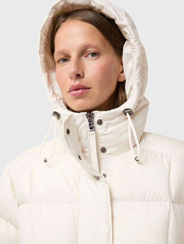FANJA padded jacket with accent zip - 4