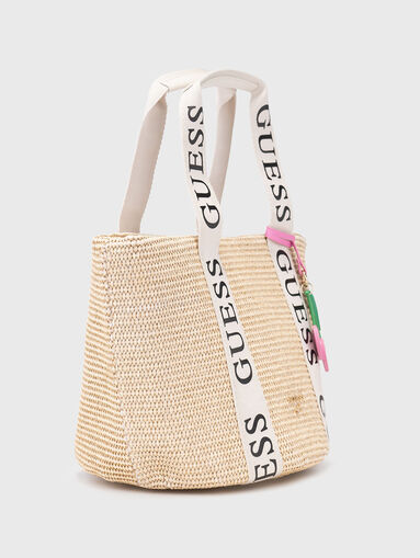 Knitted bag with accent logo - 3