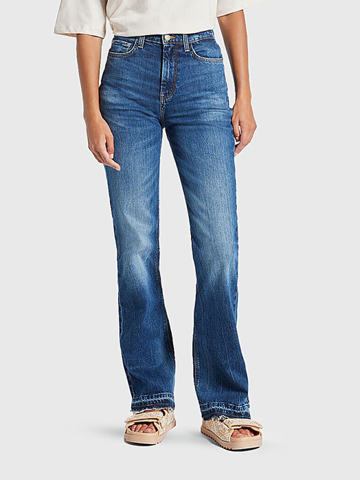 Jeans with washed effect