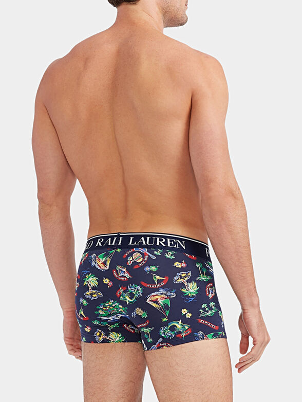 Boxer trunks with logo branding - 2