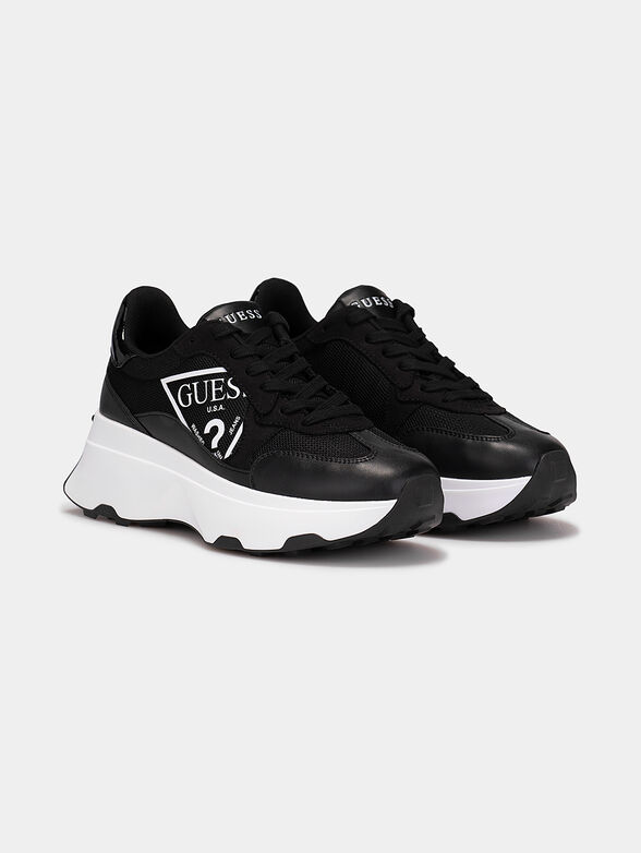 CALEBB Sports shoes with contrasting logo print - 2