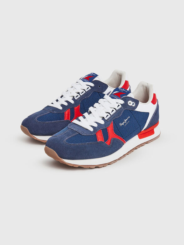 BRIT RETRO sports shoes with red details - 1