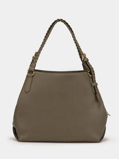 BOSTON black bag with metal logo accent - 3