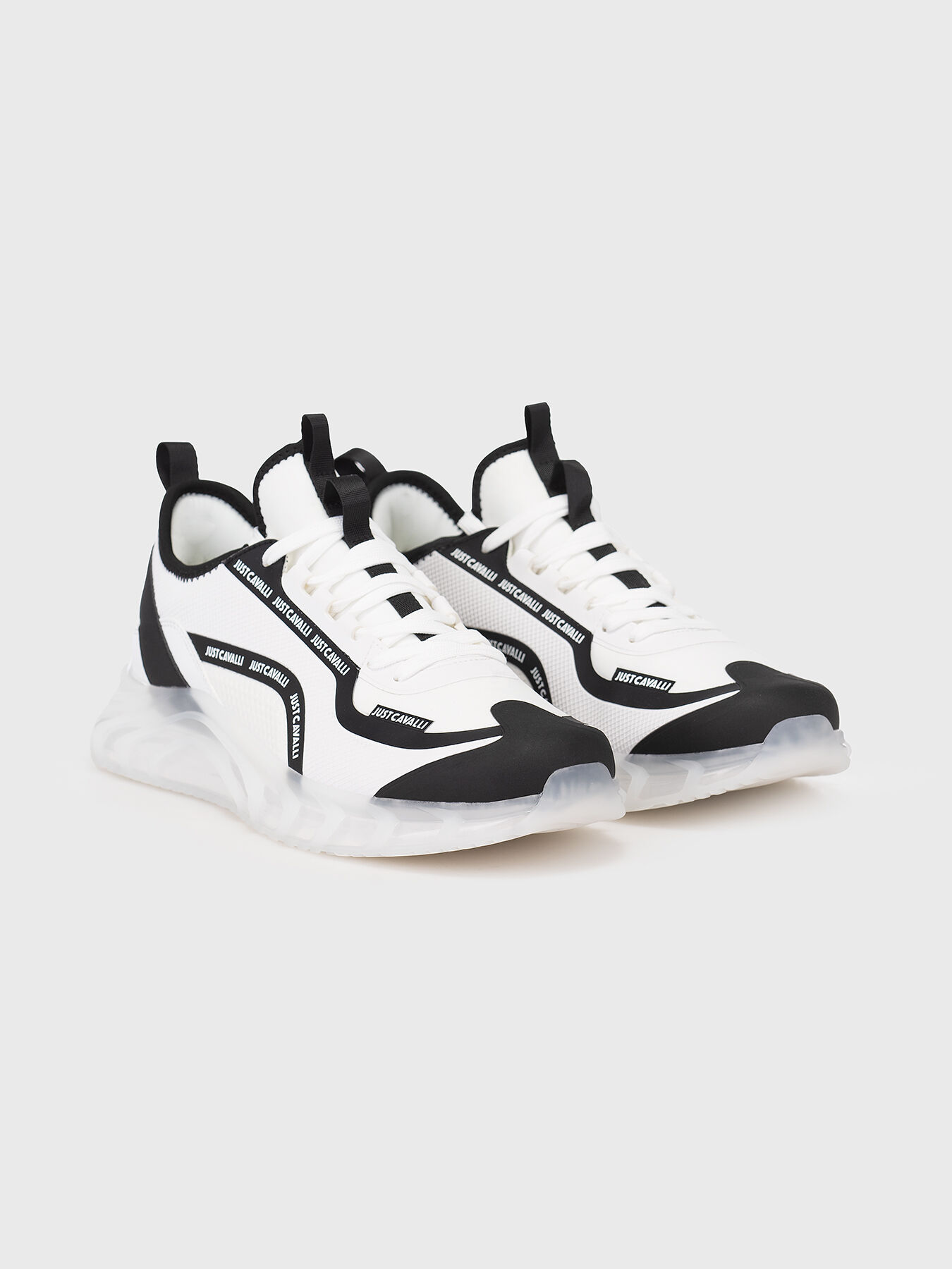 FONDO LETO sports shoes in black brand Just Cavalli