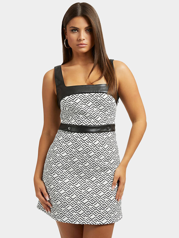 ADELE dress with accent back - 1