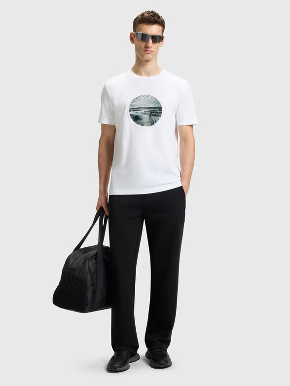 Cotton T-shirt with print - 2