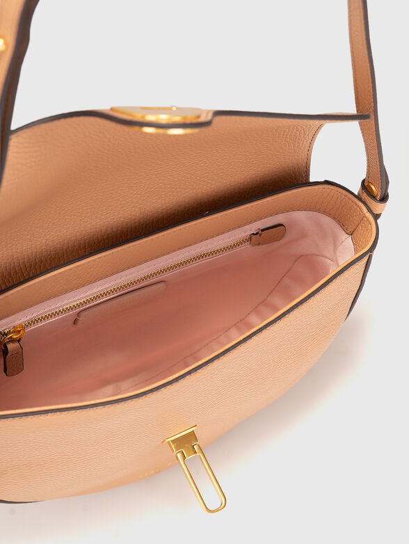 Green leather crossbody bag - 6