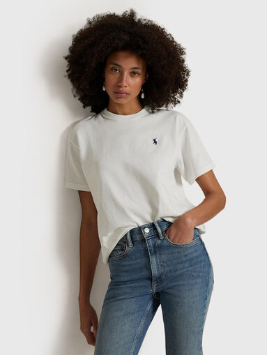 Cotton T-shirt with a crew neck - 4