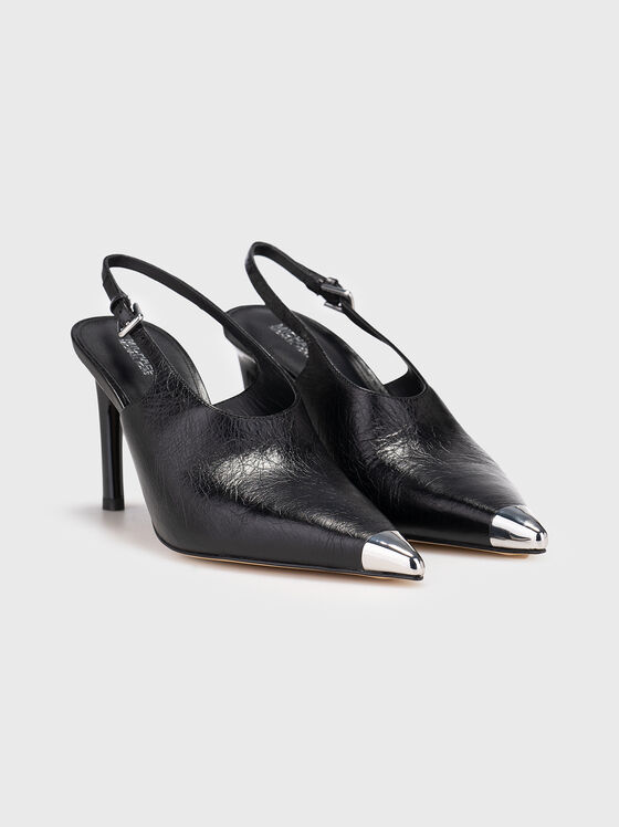 KASIA leather heeled shoes - 2
