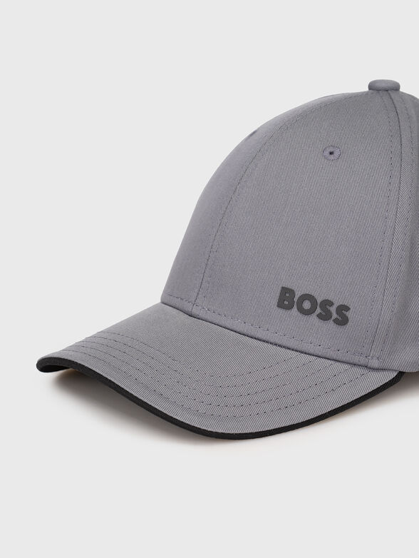 Beige baseball cap with logo - 4