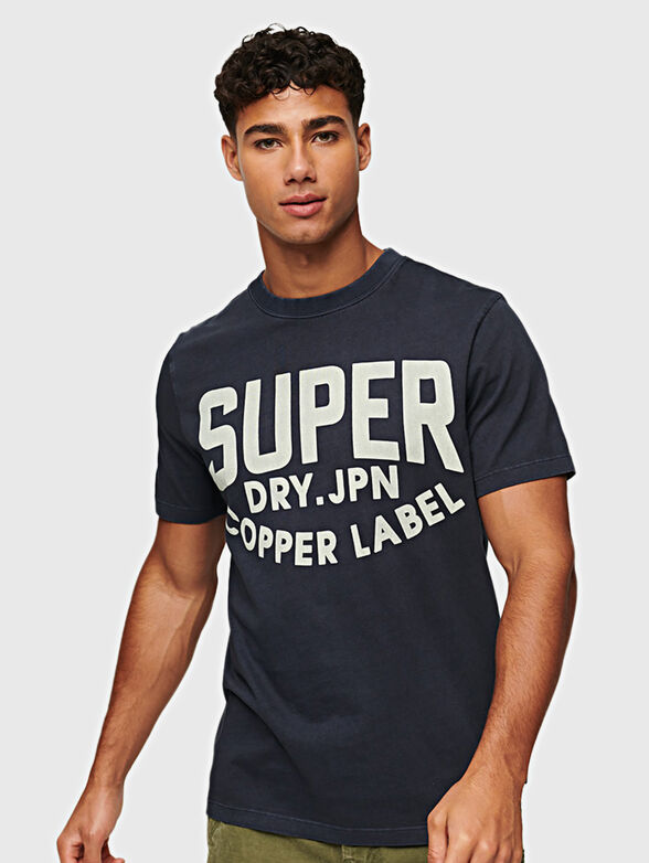 VINTAGE dark blue T-shirt - 1