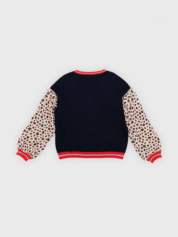 Sweatshirt with animal print - 1