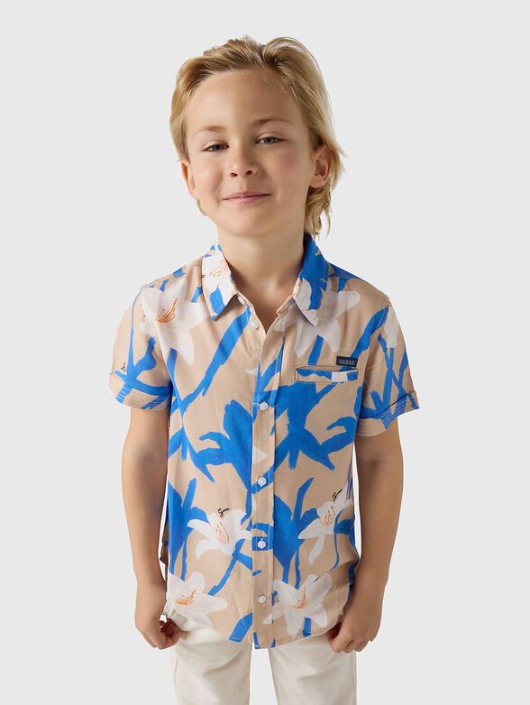 Shirt with floral print - 2