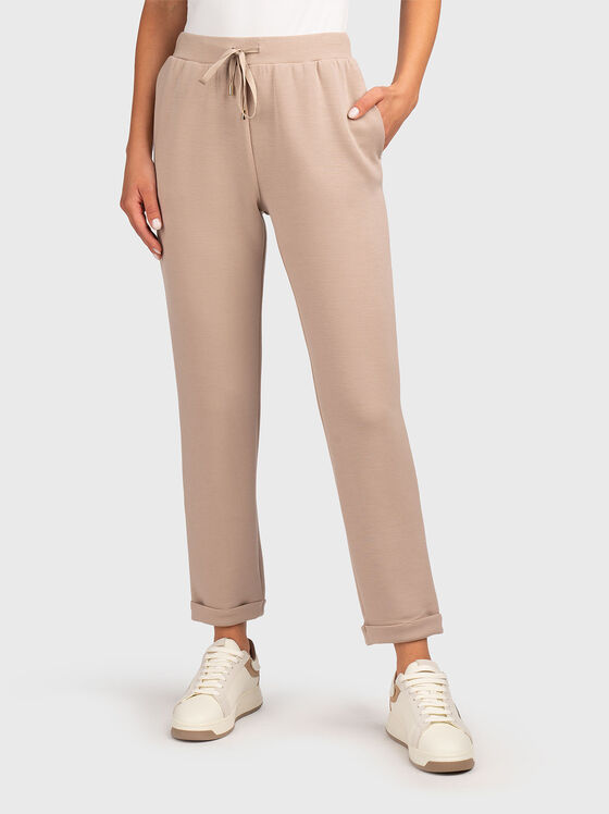 Sports pants with rhinestones - 1