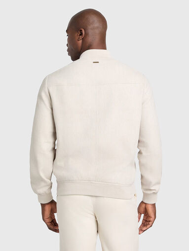 Herringbone bomber jacket - 3