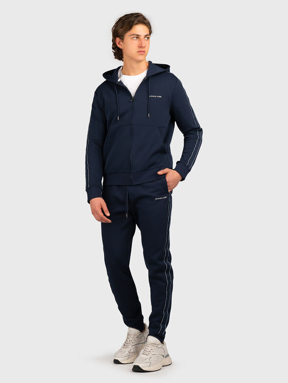 Black sweatshirt with logo details - 2