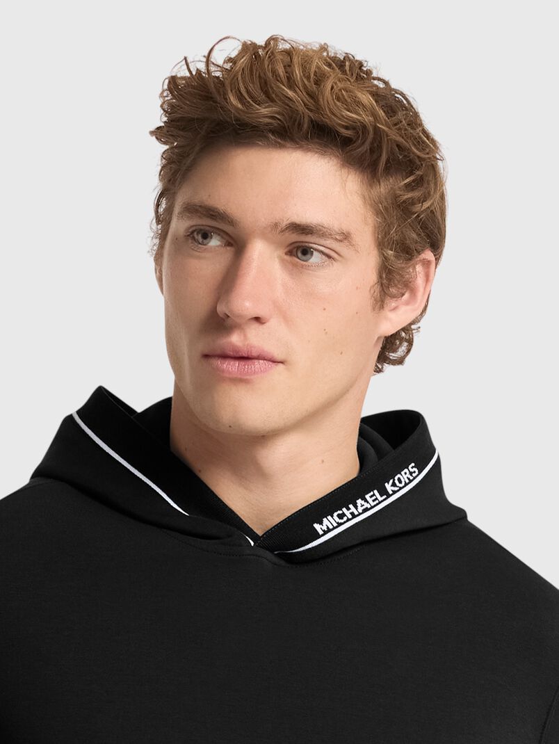 Cotton-blend sweatshirt with a contrasting logo - 3