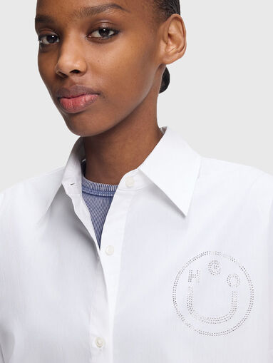 White cotton shirt - 5