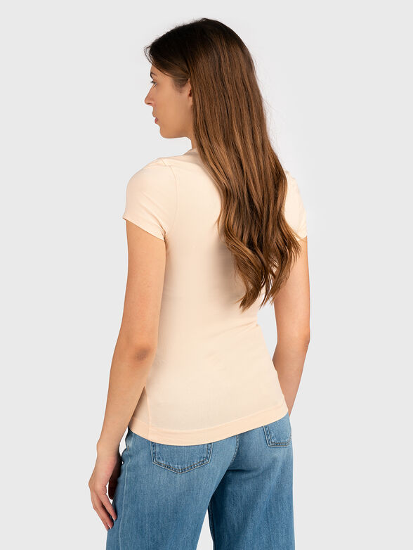 T-shirt with logo and rhinestones - 3