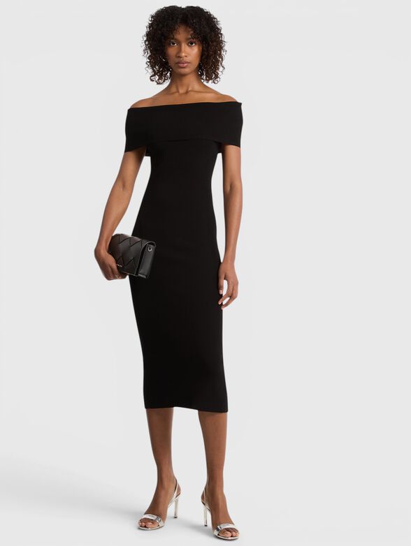 Stretchy off-the-shoulder dress - 1