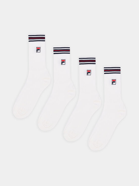 Комплект от два чифта чорапи с лого - 1