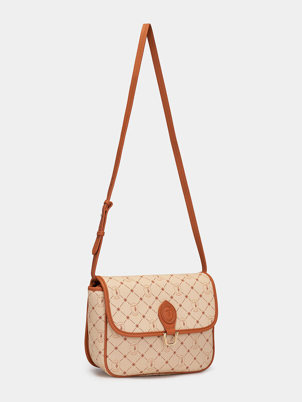 CLAVEL handbag with monogram logo print - 2