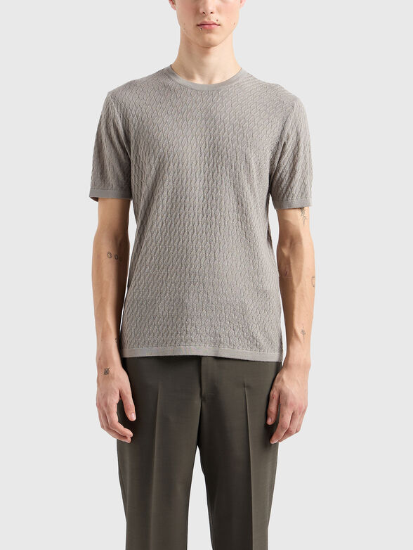 Wool blend T-shirt - 1