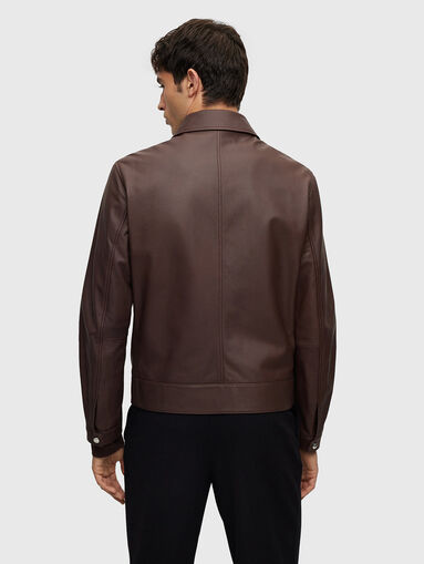 Black leather jacket - 3