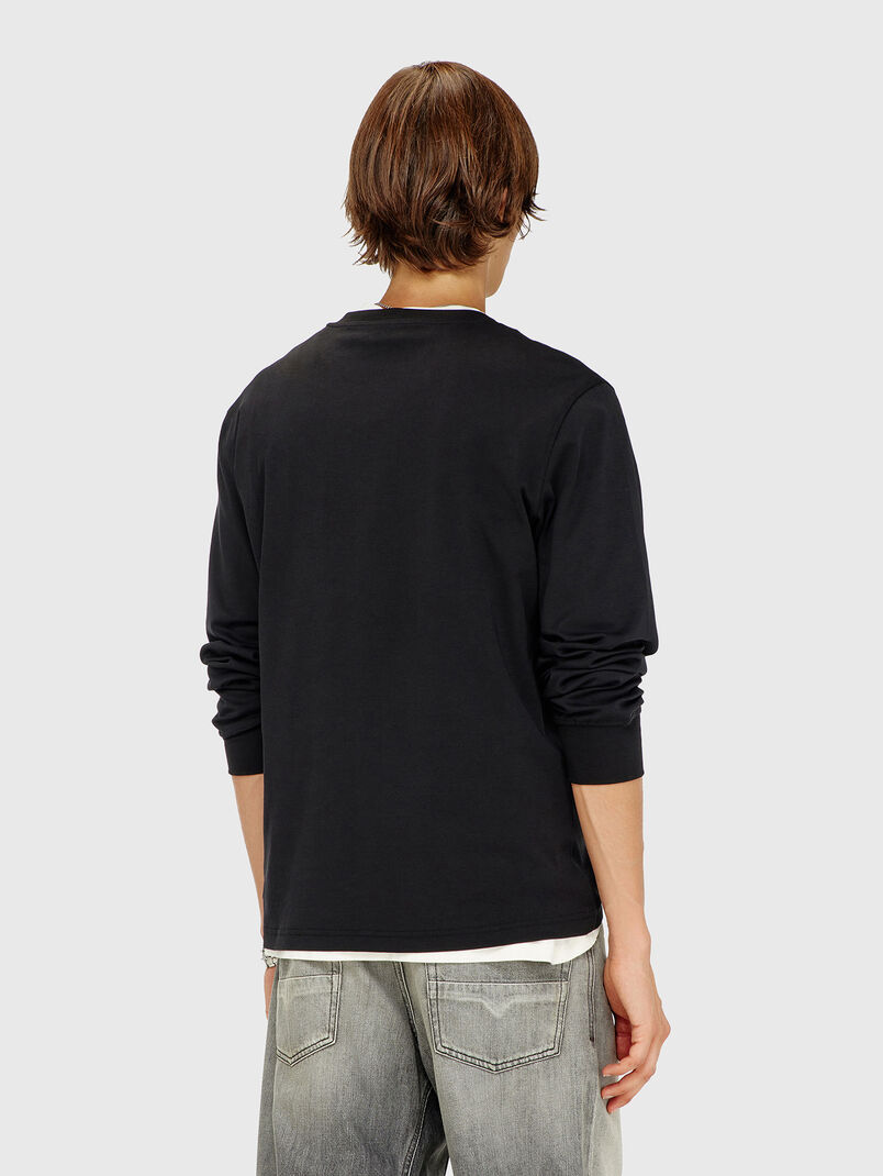 Black cotton blouse - 3