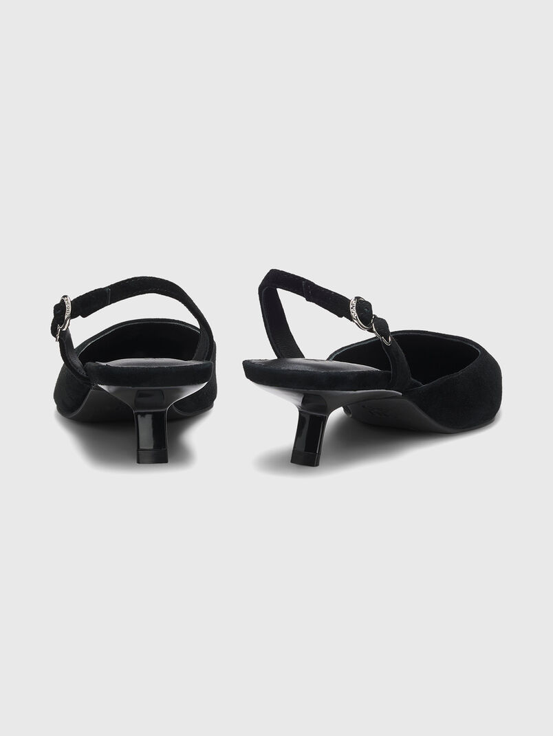 Black leather shoes - 3