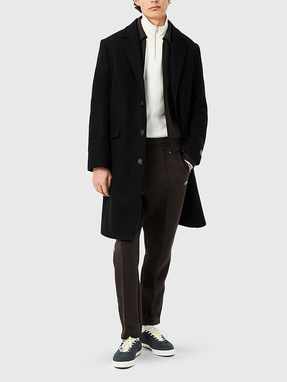 High neck zipped interlock sweatshirt - 2