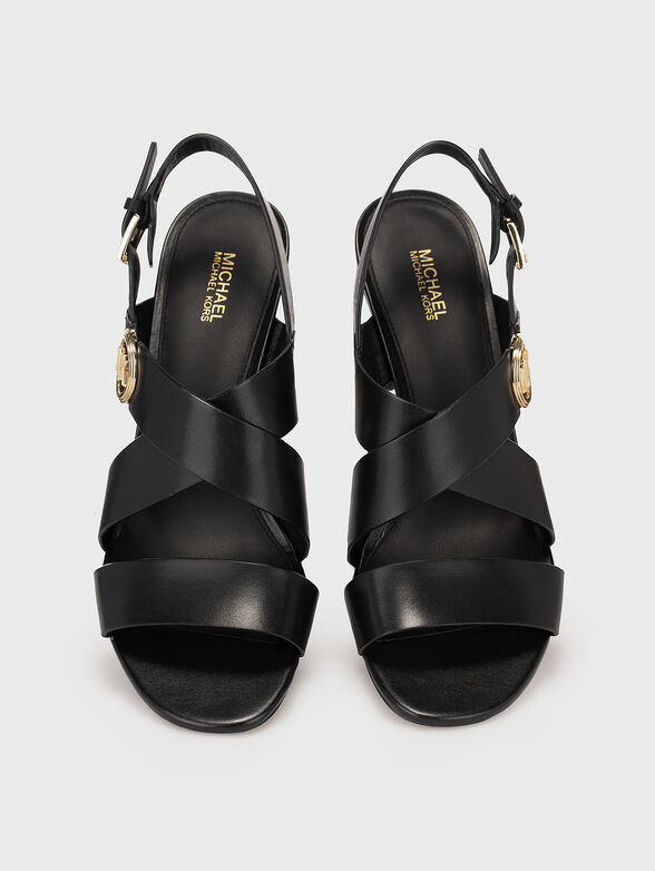 VERA FLEX leather heeled sandals - 6